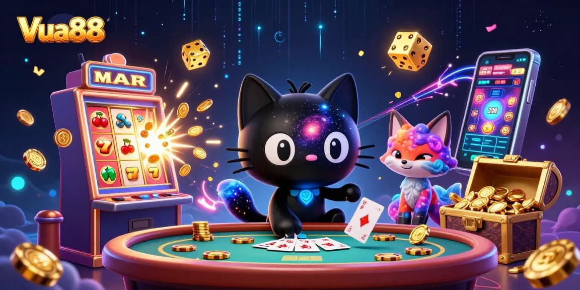 Experience the thrill of gaming at Vua88, where the cosmic casino adventure awaits!