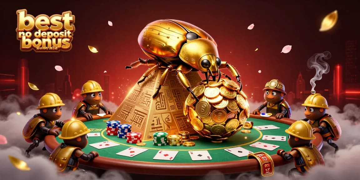 Join the action with the best no deposit bonus australia showcasing vibrant casino gameplay.