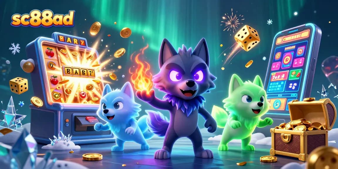 Engage with sc88ad's thrilling slot machine experience featuring enchanted wolves and gleaming treasures.