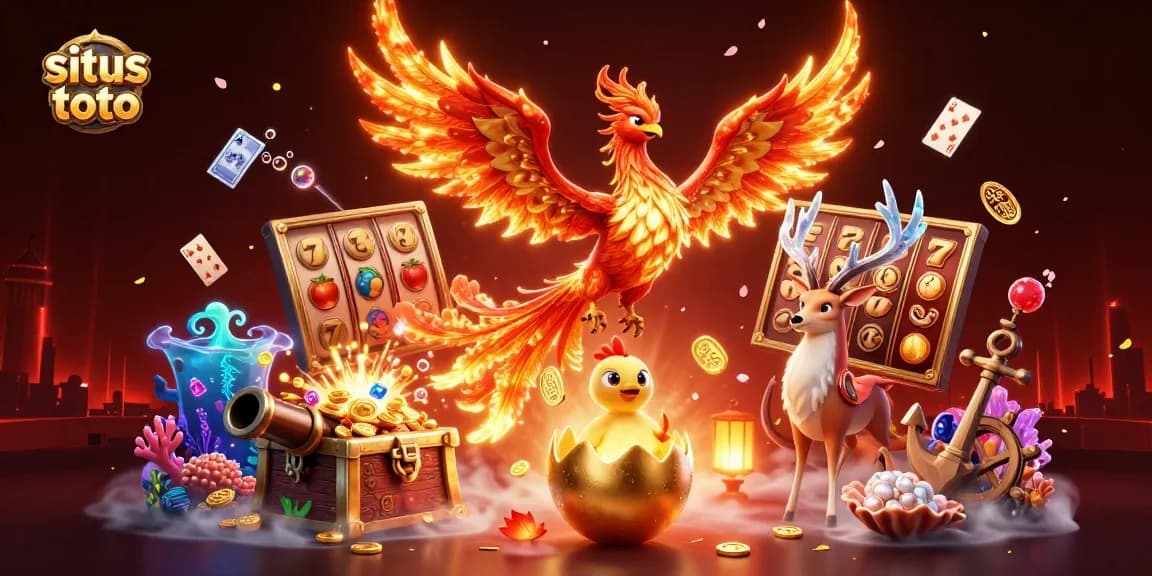 Situs toto terbenam dalam kejayaan permainan slot dengan karakter menarik dan elemen kasino yang memikat.