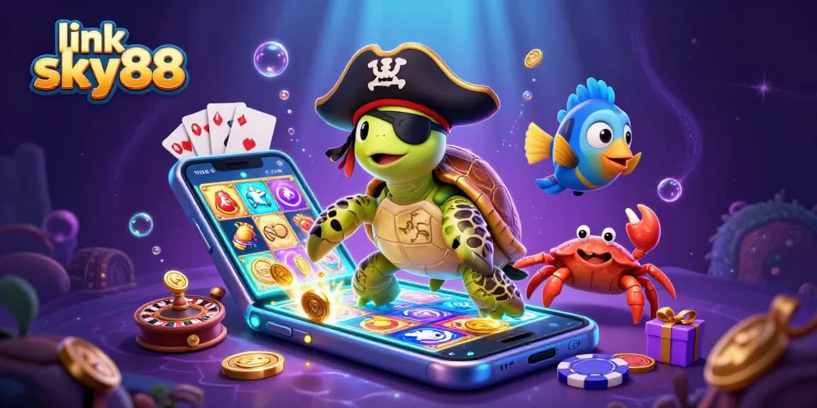 Experience the thrill of gaming with link sky88, featuring dynamic casino elements and vibrant characters.