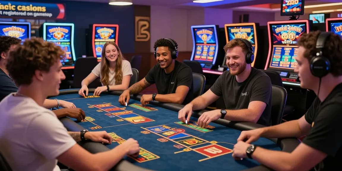 Players enjoying immersive games at casinos not registered on gamstop, showcasing vibrant online gaming atmosphere and engaging promotions.