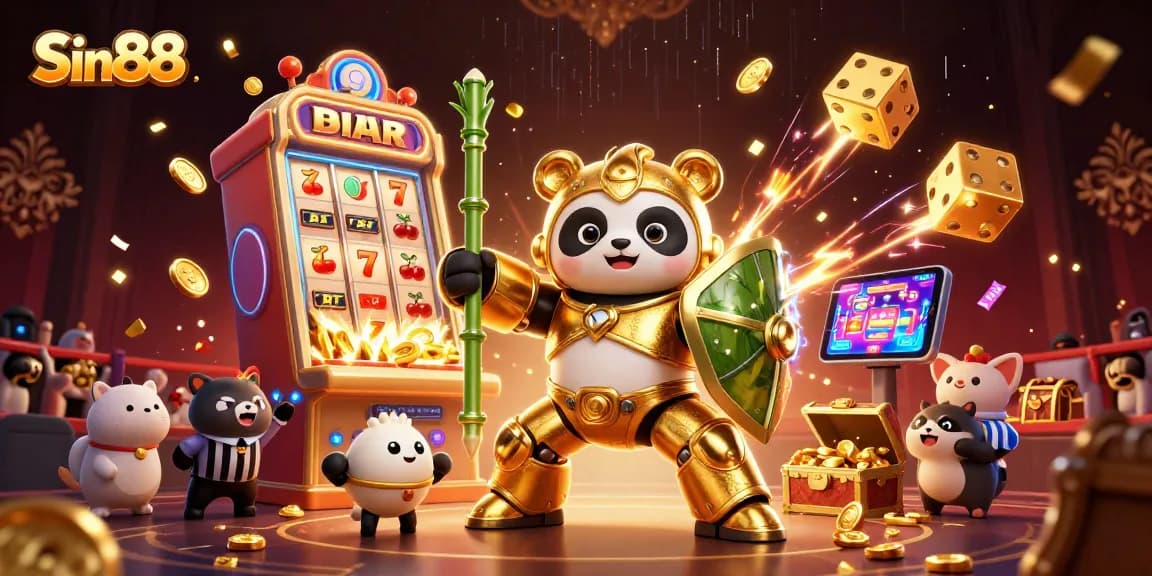 Sin88 brings a lively 3D casino scene with joyous characters and jackpot excitement.