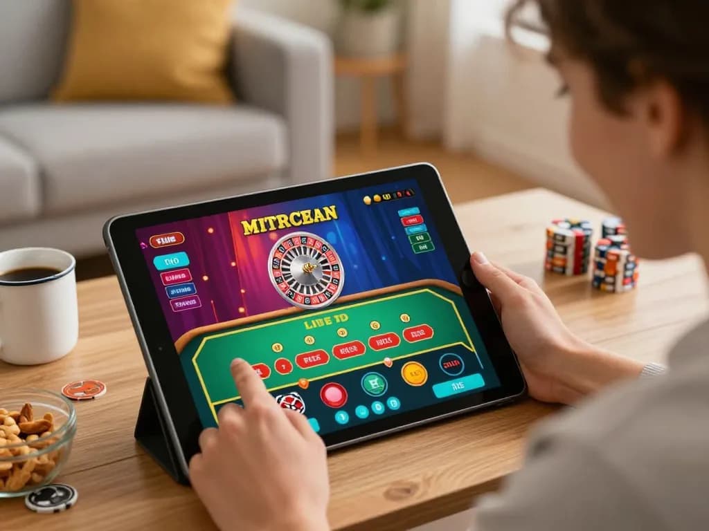 Experience the thrill of 11 bet with live dealer gaming on a tablet at home