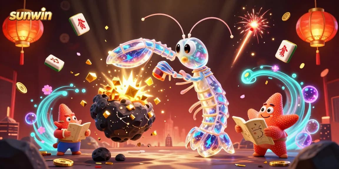 Experience the thrill of sunwin with a vibrant casino scene featuring a galactic samurai and treasure.