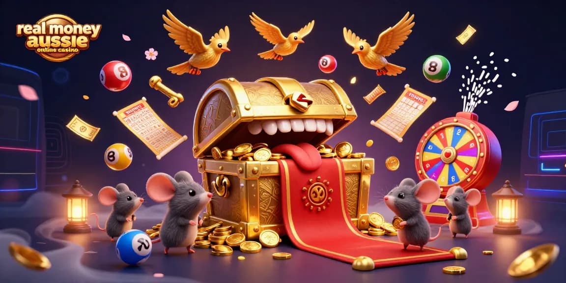Experience the excitement of the real money aussie online casino with interactive gaming elements and vibrant visuals.