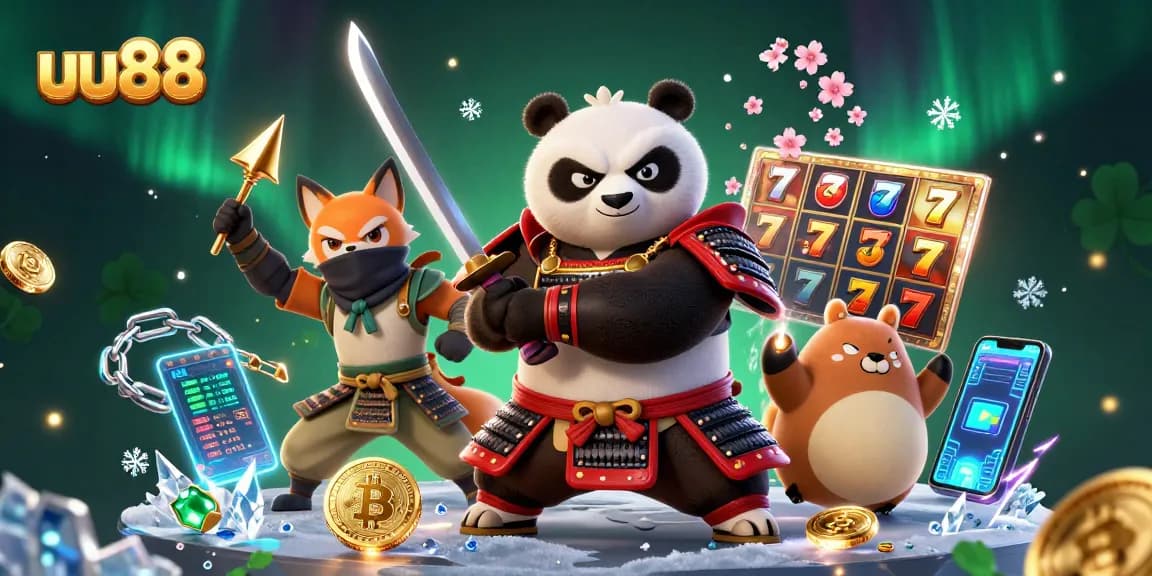 uu88 slot gaming experience with vibrant characters and immersive 3D casino visuals