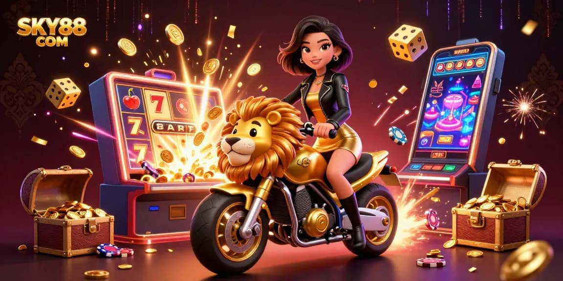 Engage with thrilling moments at SKY88 COM while exploring casino excitement with vibrant 3D visuals.