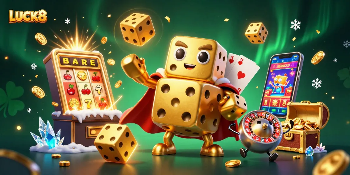 Xổ số LUCK8: Hình ảnh sôi động về khối khối vàng và máy đánh bạc trong một bữa tiệc jackpot