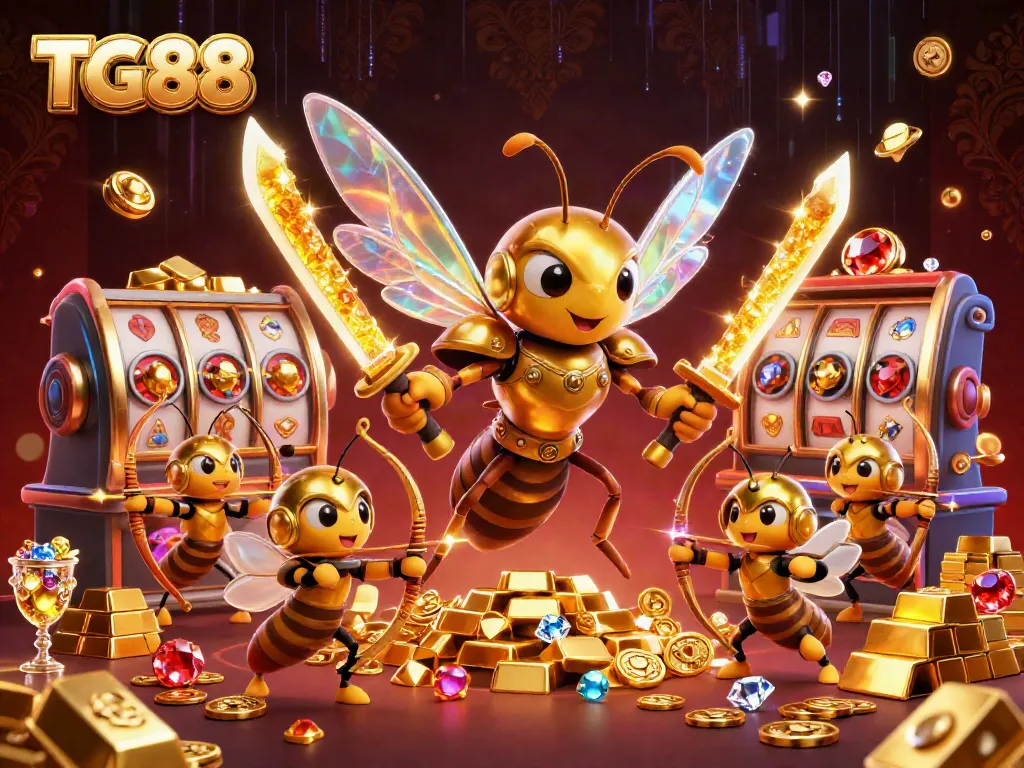 Engage in thrilling casino adventures with TG88's vibrant characters and sparkling rewards.