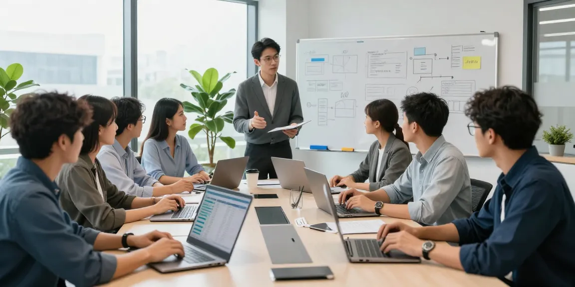 Proactive IT support for small business team collaborating in modern office